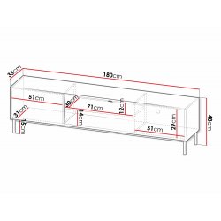 Rtv Nutero 2Kw tv-állvány