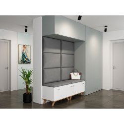 Pag előszoba bútor kárpitozott falpanel 70x40