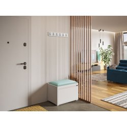 Grawis 60 cipőszekrény akasztóval + kárpitozott falpanel 60x30